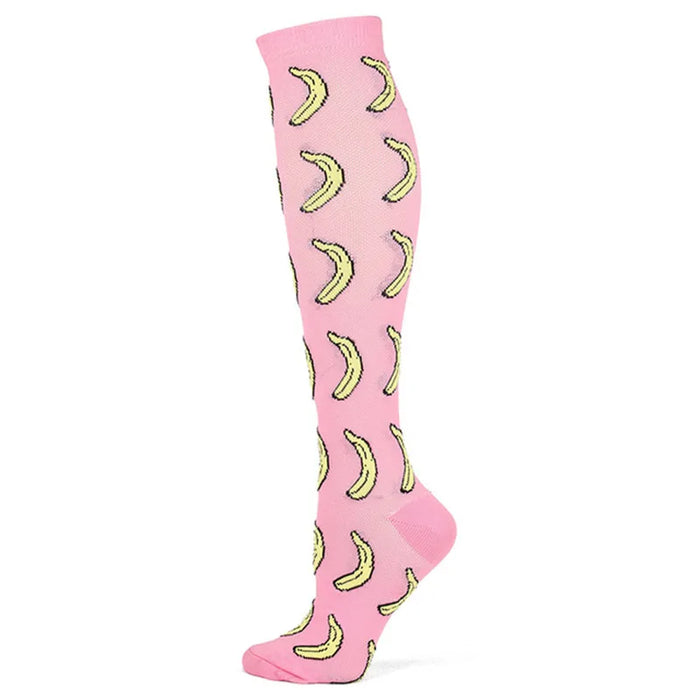 Compression Socks Men's Varicose Veins Diabetes Women's Long Tube Sports Socks Running Riding Medical Nurse Blood Circulation