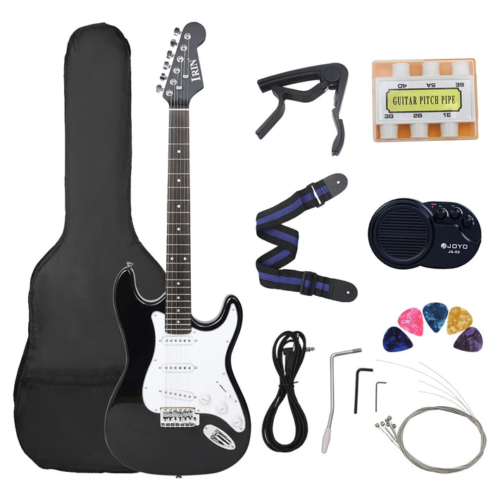 ST Electric Guitar 39 Inch 6 String 21 Frets Basswood Body Electric Guitar Guitarra With Speaker Guitar Parts & Accessories