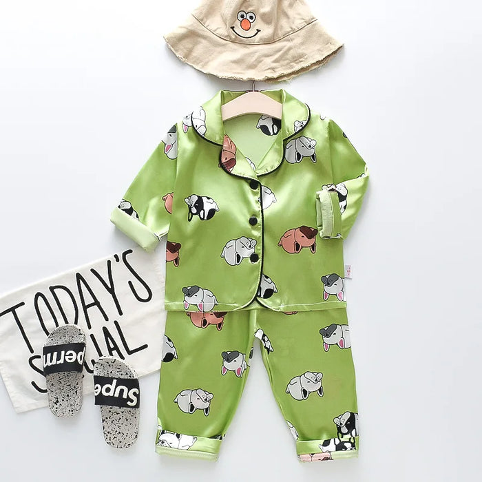 Kids Clothes Girls Sleepwear Children's Pajamas Set for Easter Pajamas Child Boy Print Loungewear Pijama Infantil Meninas