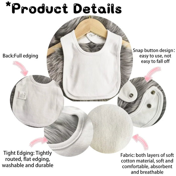Personalised Baby Bibs Custom Animal with Name Boys Girls Cotton Bib Newborn Saliva Towel newborn wild one Infant Shower Gifts