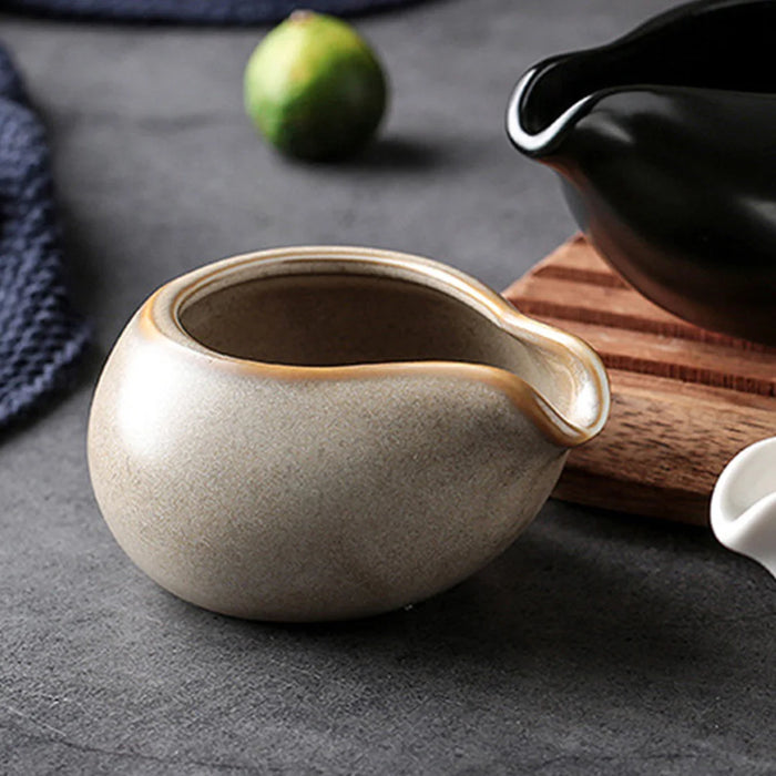 Ceramic Milk Jug Milk Pitcher Cup Creamer Syrup Frothing Dispenser Afternoon Tea Cafe Barista Coffee Maker Tools Coffeeware