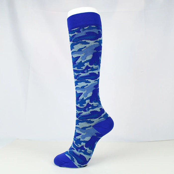 Compression Socks Men's Varicose Veins Diabetes Women's Long Tube Sports Socks Running Riding Medical Nurse Blood Circulation