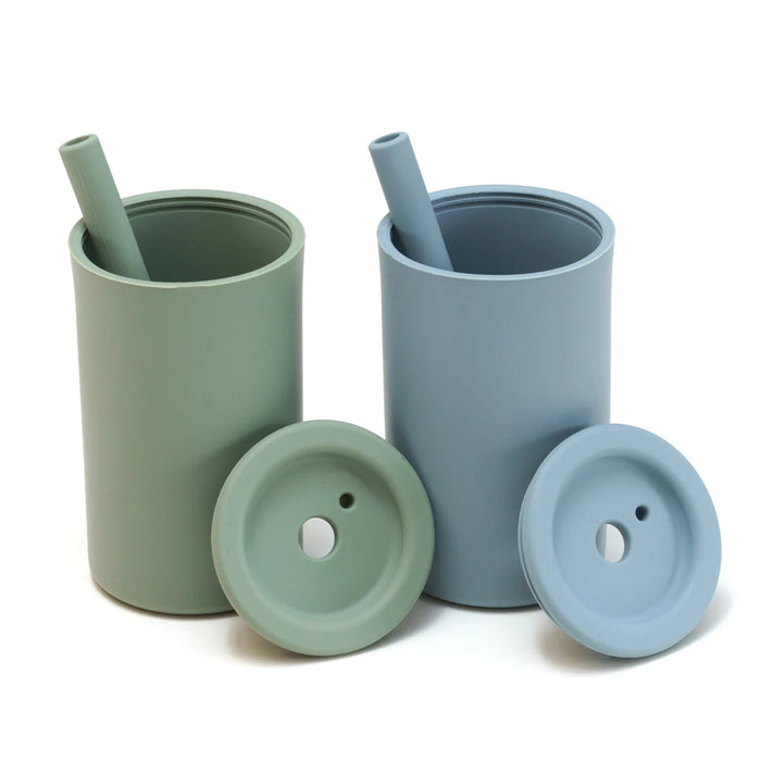 Baby Feeding Cups Learning Drinkware Children Soft Straw Cup Child Bottle Tableware For Kids BPA Free Baby Accessories Newborn