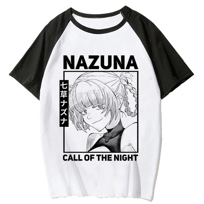 Call of the Night tshirt women funny manga summer t shirt female anime clothes