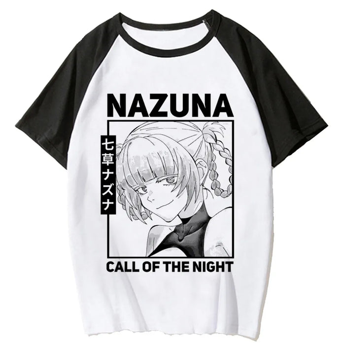 Call of the Night tshirt women funny manga summer t shirt female anime clothes