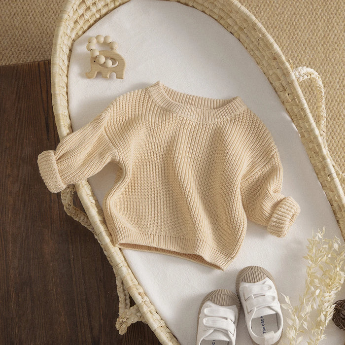 Ma&baby 0-9M Newborn Baby Boys Girls Knit Sweater Autumn Winter Toddler Infant Knitwear Soft  Long Sleeve Baby Pullover Tops