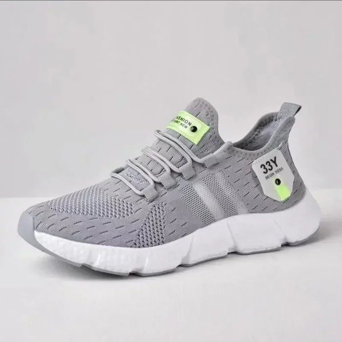High Quality Men Shoes Popcorn Sole Fly Weave Sneakers Breathable Running Tennis Shoes Comfortable Casual Walking ShoeS Women