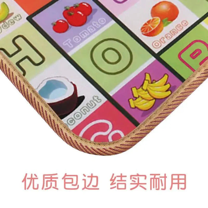 Baby Play Mat 180x120cm Doubel Sided Printed Kids Rug Educational Toys for Children Crawling Carpet Game Activity Gym Foam Floor