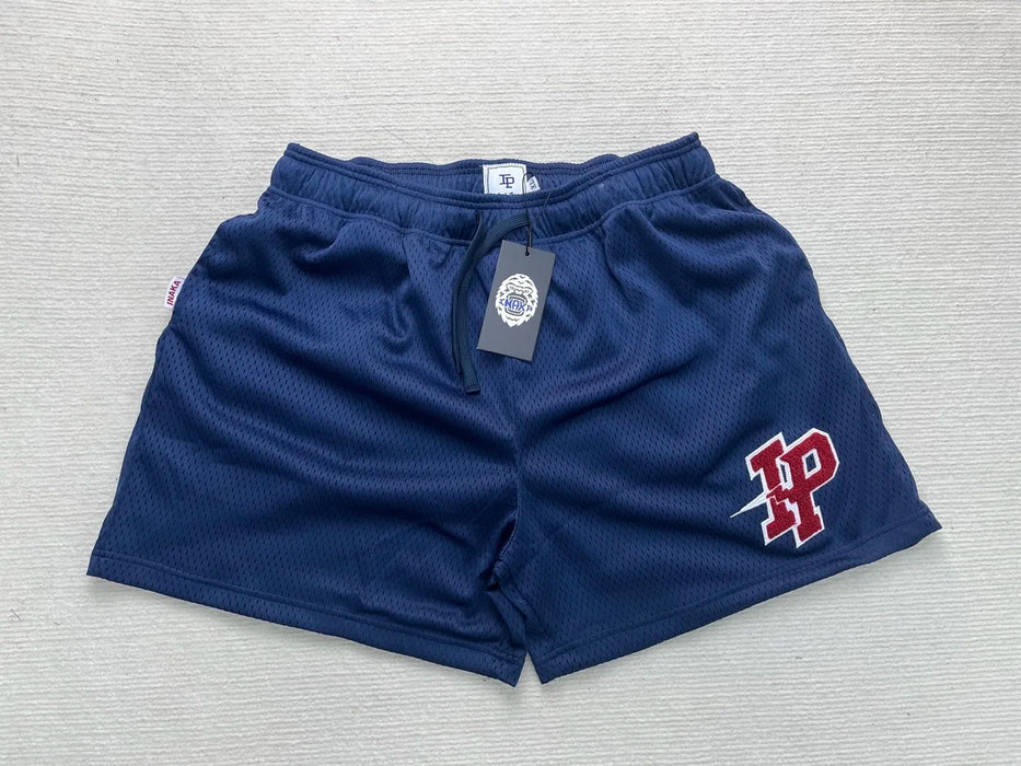 Inaka Power Shorts 2023 GYM Workout Mesh Double Layer Embroidery Logo GYM Shorts