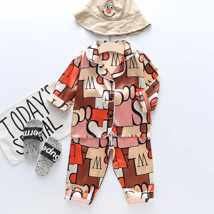 Kids Clothes Girls Sleepwear Children's Pajamas Set for Easter Pajamas Child Boy Print Loungewear Pijama Infantil Meninas