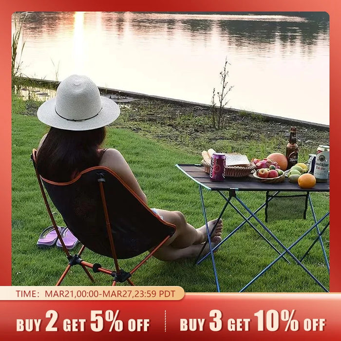 Travel Ultralight Folding Chair Superhard High Load Outdoor Camping Chair Portable Beach Hiking Picnic Seat Fishing Tool