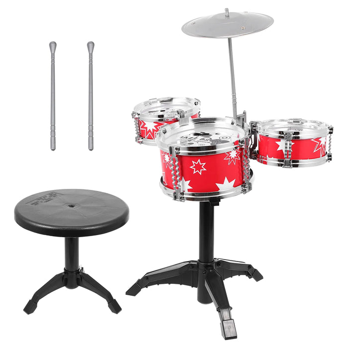 Children's Drum Kit Toddler Preschool Toy Musical Instrument Baby Gift Infant Developmental Toys Educational Kids Plastic