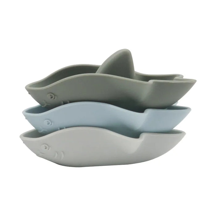 TYRY.HU 3/4pc/set Baby Bath Toys Bathing Early Education Toys Cute Boat Shark Bathing Bath Toy For Infant 0 24 Months