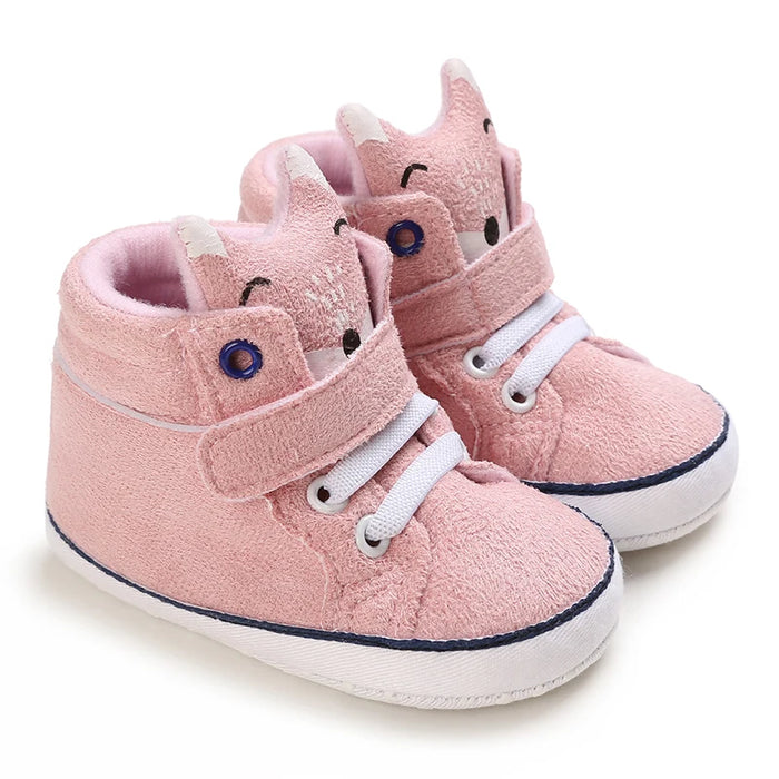 Baby Shoes Boy Newborn Infant Toddler Casual Comfor Cotton Sole Anti-slip PU First Walkers Crawl Crib Shoes