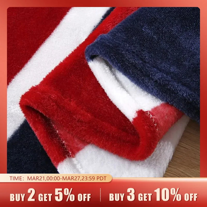 Bed Blankets-Warm and Plush Throw for Sofas, Sofas, Cars, and Travel-Machine-washed English Style Blankets