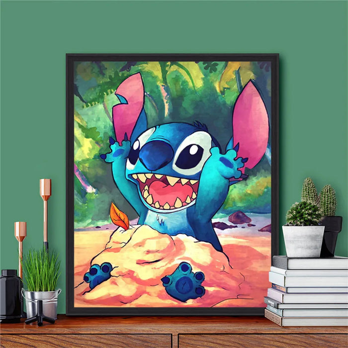Disney Stitch Diamond Painting Mickey Mouse Full Round Drill 30x40 Embroidery Cartoon Olaf New Arrivals Designer Children Gifts