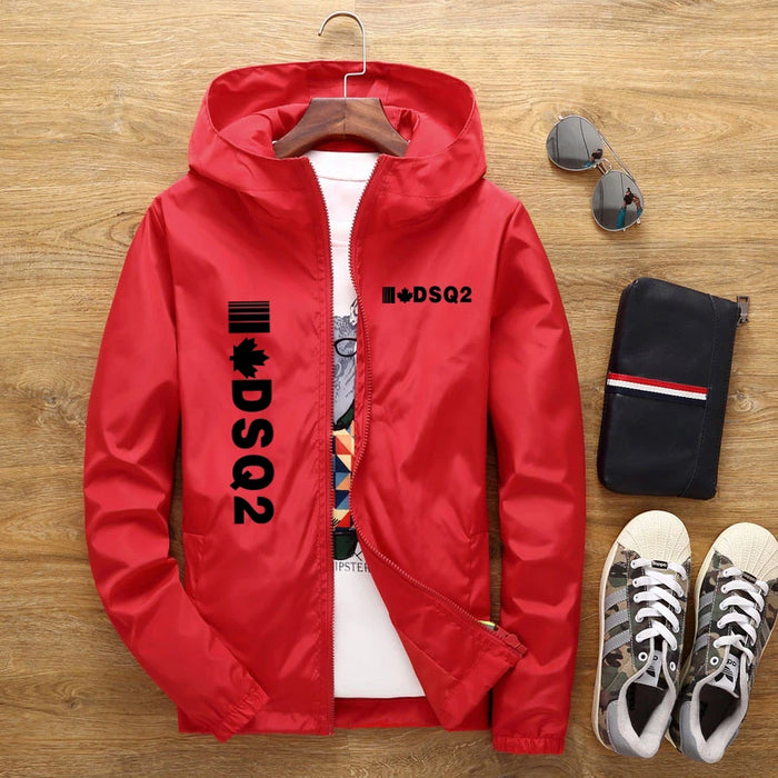 2023 New Selling Summer DSQ2 Brand Casual Rainproof Slim Jacket Men Women Waterproof Sunscreen Anti-UV Windbreaker With Pockets