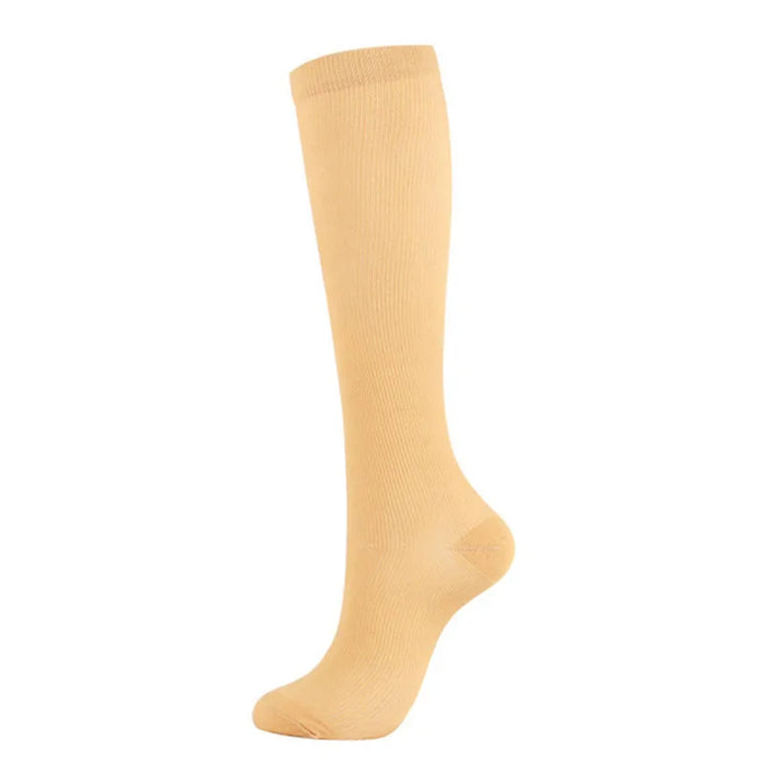 Fashion Men Compression Socks Fit Varicose Veins Socks Men Women Outdoor Knee High Nurse Unisex Sport Player Socks