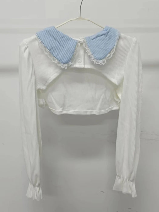 Lace Japanese Sweet Lolita Dress Women Bow Pink Kawaii Party Mini Dresses Female Blue Princess Korean Fashion Dresse Winter 2024