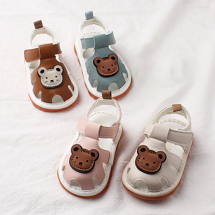 New Baby Cartoon Shoes for 0-18 M Toddler Sandals Infant First Walker Summer Soft Sole Slippers Infant Newborn Shoes 2023