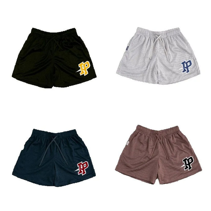 Inaka Power Shorts 2023 GYM Workout Mesh Double Layer Embroidery Logo GYM Shorts