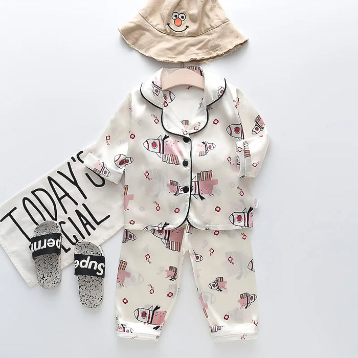 Kids Clothes Girls Sleepwear Children's Pajamas Set for Easter Pajamas Child Boy Print Loungewear Pijama Infantil Meninas