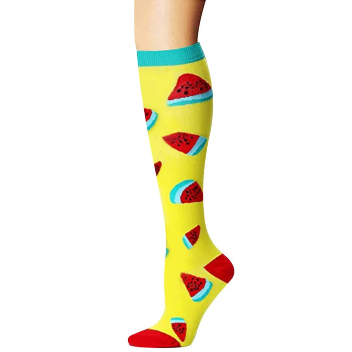 Compression Socks Men's Varicose Veins Diabetes Women's Long Tube Sports Socks Running Riding Medical Nurse Blood Circulation