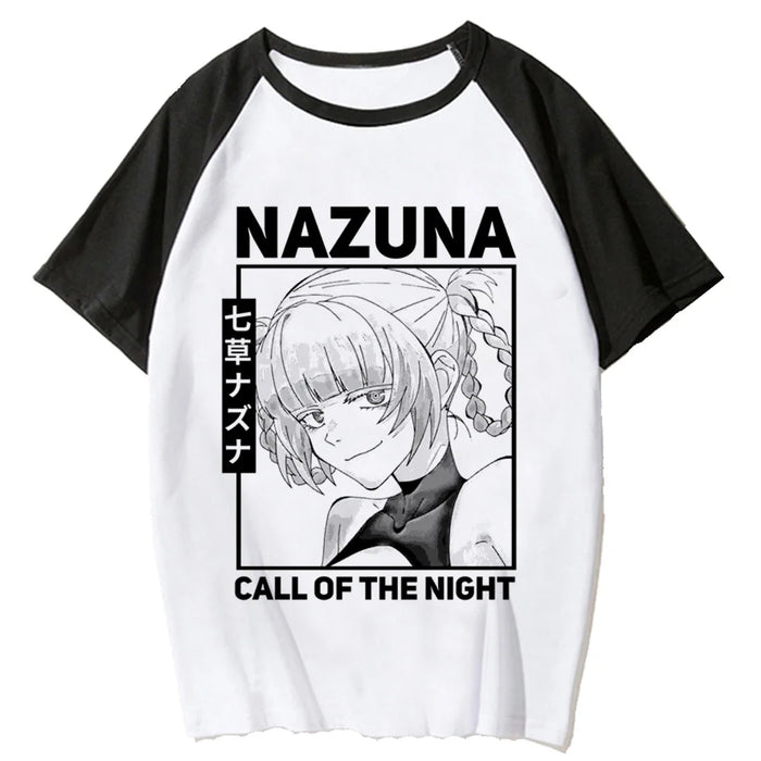 Call of the Night Tee women manga streetwear tshirt female anime manga clothing