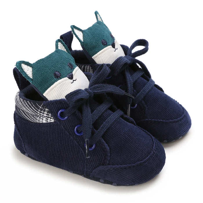 Baby Shoes Boy Newborn Infant Toddler Casual Comfor Cotton Sole Anti-slip PU First Walkers Crawl Crib Shoes