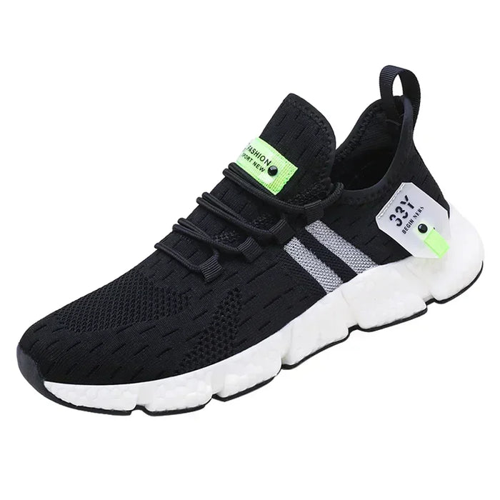 High Quality Men Shoes Popcorn Sole Fly Weave Sneakers Breathable Running Tennis Shoes Comfortable Casual Walking ShoeS Women