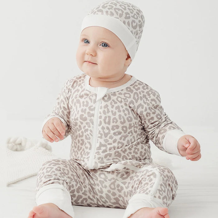 Bamboo Fiber Baby Zippered Romper Printed Baby Boy Girl Clothes Newborn One-piece Bodysuit Baby Onesie Bamboo Baby Clothing