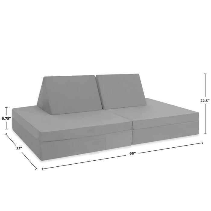 Imaginarium Kids and Toddler Play Couch, Dark Gray