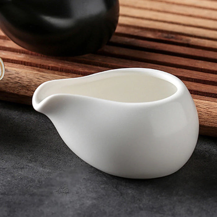 Ceramic Milk Jug Milk Pitcher Cup Creamer Syrup Frothing Dispenser Afternoon Tea Cafe Barista Coffee Maker Tools Coffeeware