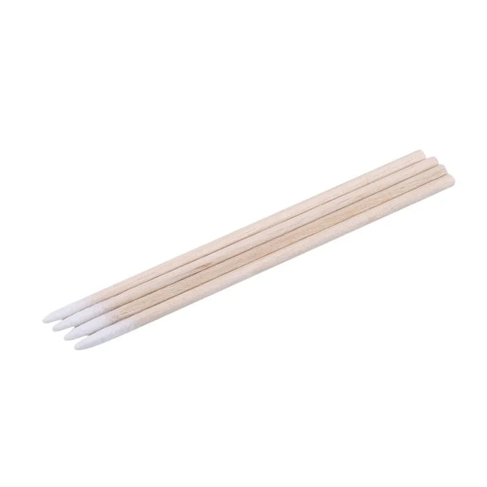 100/300 PCS/Ear Care Clean Wood Handle Pointed Tip Head Cotton Semi Permanent Eyebrow Eyelash Tattoo Thread Beauty Makeup Remove