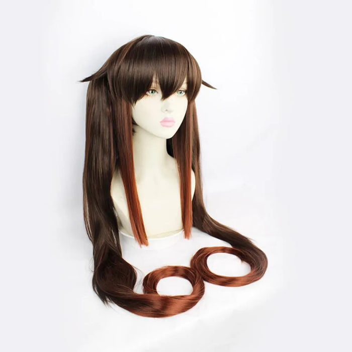 Cosplay Genshin Impact Anime Game Hutao Costume Wig Stricker Accessories Uniform Hu Tao Halloween Women Clothes