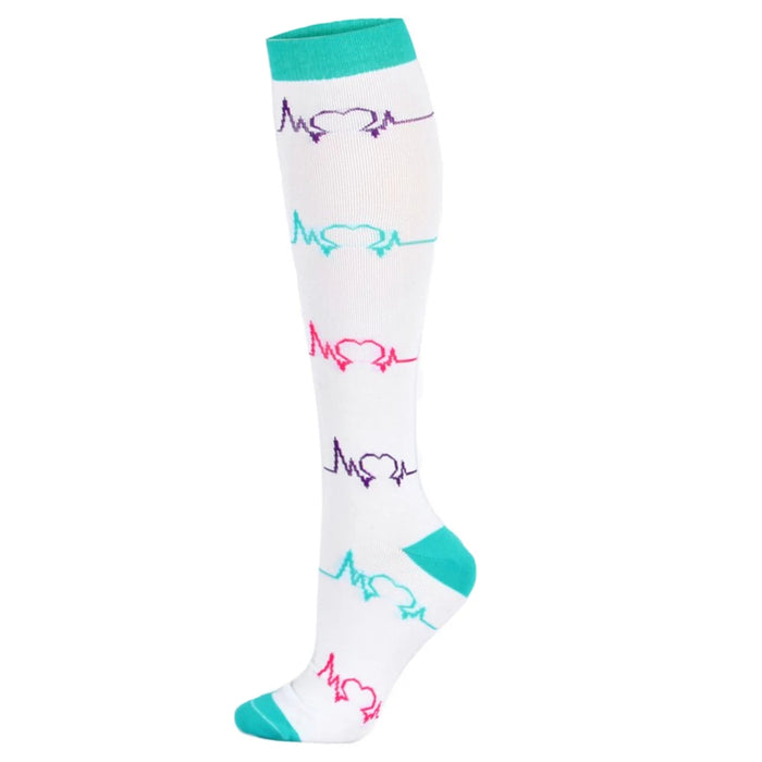 Compression Socks Men's Varicose Veins Diabetes Women's Long Tube Sports Socks Running Riding Medical Nurse Blood Circulation