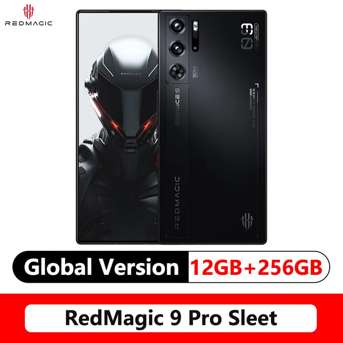 RedMagic 9 Pro Global Version 5G Phone 6.8" Q9+ Full Flat FHD+ Gaming Phone Snapdragon 8 Gen 3 6500mAh 80W Charge 50MP NFC