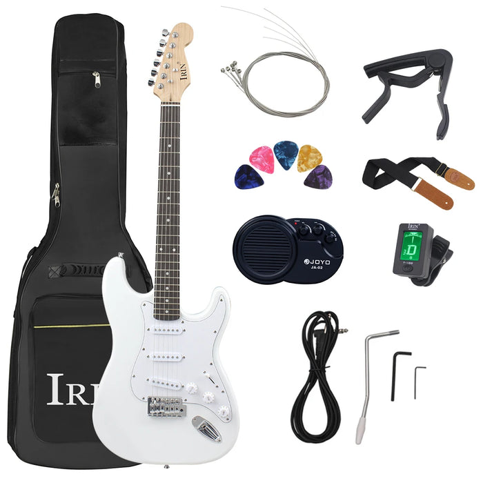 ST Electric Guitar 39 Inch 6 String 21 Frets Basswood Body Electric Guitar Guitarra With Speaker Guitar Parts & Accessories