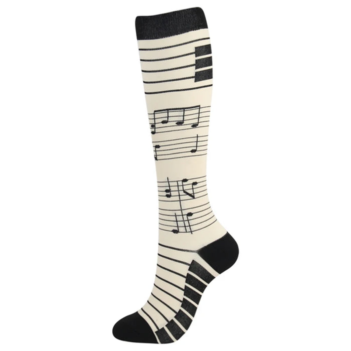 Compression Socks Men's Varicose Veins Diabetes Women's Long Tube Sports Socks Running Riding Medical Nurse Blood Circulation