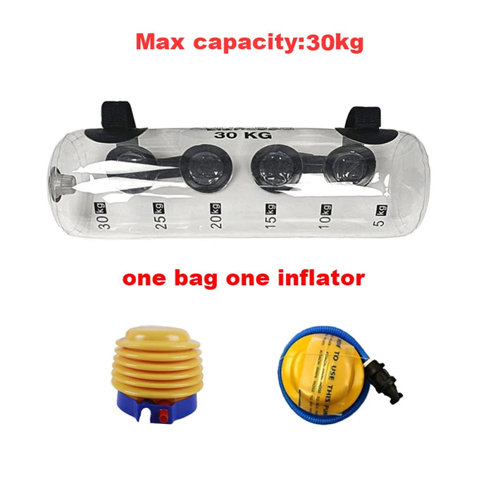 Fitness Aqua Water Bag  Gym Equipment  Weight Taining Bag Lifting Bodybuilding Material Fitness Tools Home Gym Aqua Weight Bag