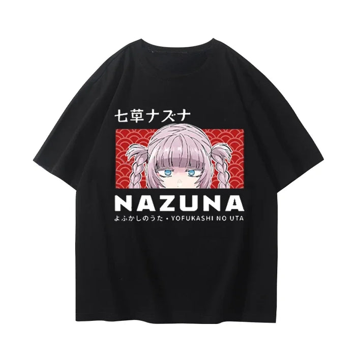 CALL OF THE NIGHT Japan Anime Graphic T-shirt Harajuku Hip Hop Casual T Shirt Korea Style Fashion Loose Summer Cool Otaku Tees