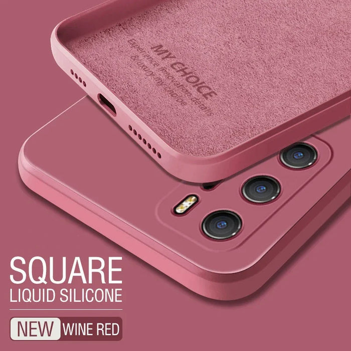 S 24 23 23 22 21 20 10 Liquid Silicon Phone Case For Samsung Galaxy S24 S23 Ultra S22 S21 S20 FE S10 Plus Soft Shockproof Cover