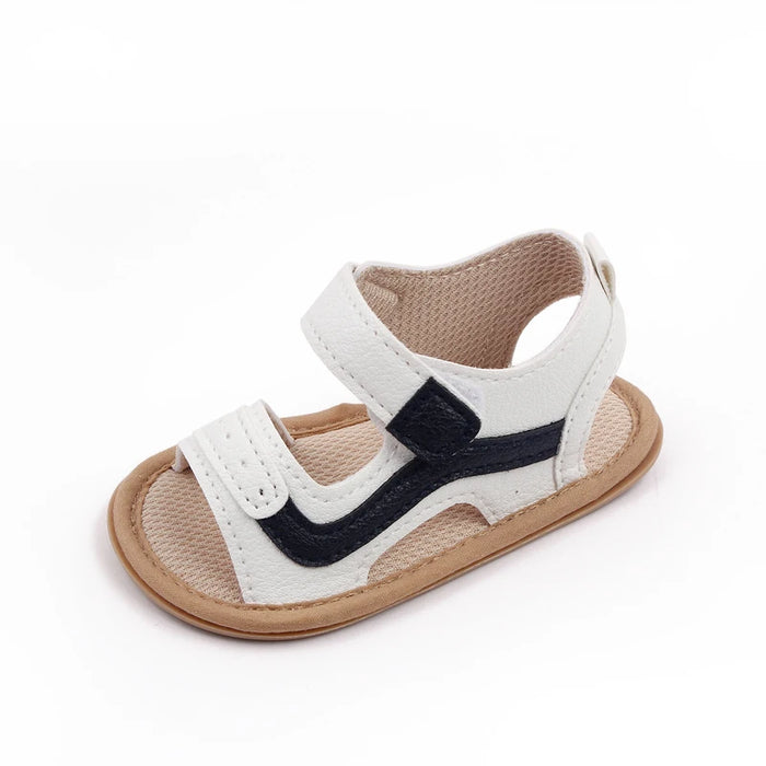 Baby Summer Sandal for Toddler Boys and Girls 0-1 Years Anti-slip Soft PU Casual Walikng Shoes Outdoor Summer Shoes