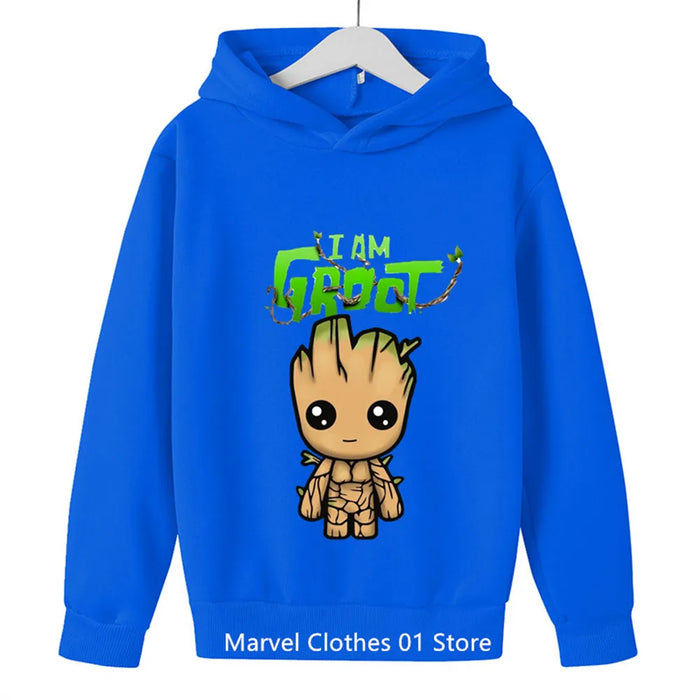 2024 Spiderman Hoodie Kids Clothes Girls Clothing Fashion Baby Boys Clothes Autumn Warm Pikachu Sweatshirt Children Tops
