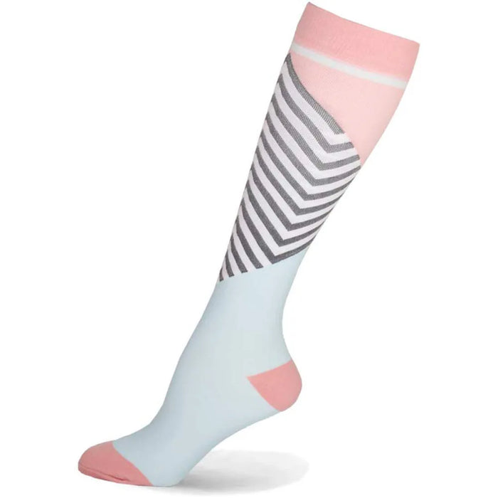 Compression Socks Men's Varicose Veins Diabetes Women's Long Tube Sports Socks Running Riding Medical Nurse Blood Circulation