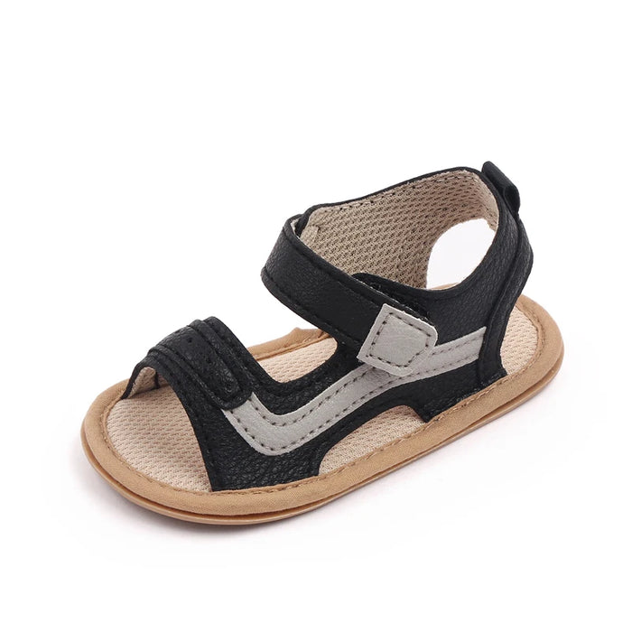 Baby Summer Sandal for Toddler Boys and Girls 0-1 Years Anti-slip Soft PU Casual Walikng Shoes Outdoor Summer Shoes