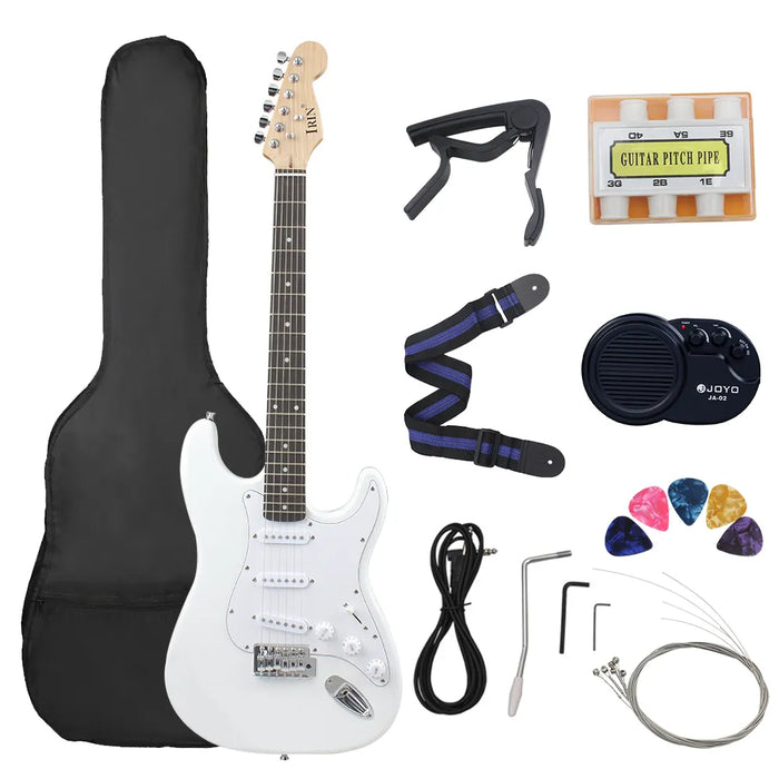 ST Electric Guitar 39 Inch 6 String 21 Frets Basswood Body Electric Guitar Guitarra With Speaker Guitar Parts & Accessories