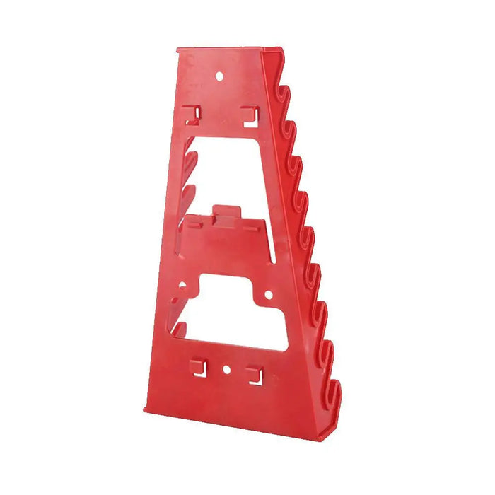 Red Wrench Spanner Tool Organizer Sorter Holder Wall Mounted Tool Storage Tray Socket Storage Rack Plastic Tools Organizer