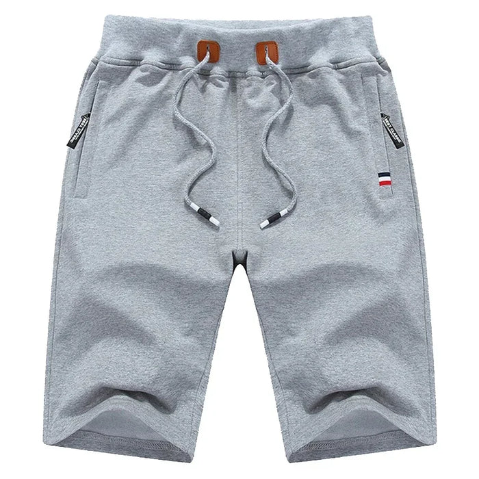 2024 New Men's Shorts Summer Breeches Cotton Casual Sweat Bermudas Men Black Homme Classic Brand Clothing Beach Shorts Male