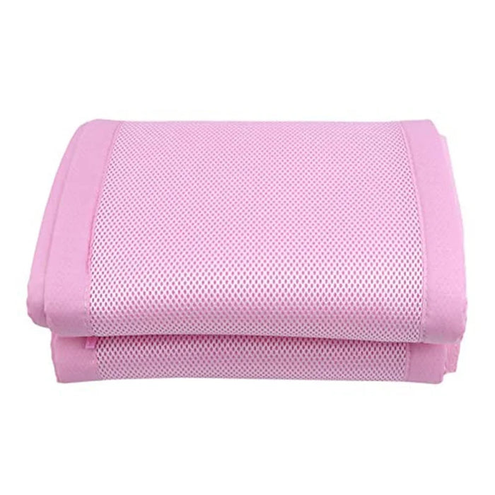 Universal Mesh Breathable Cot Bumpers Bed Fence for Newborn Solid Colors All Seasons Ifant Crib